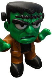 Mini Frankenstein 3D Figure - 5cm Tall 3D-Printed Mini Creature