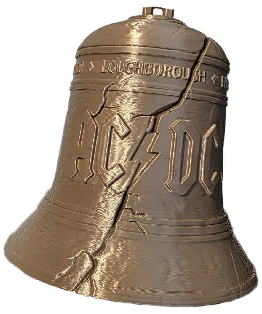 AC/DC Hell’s Bell 45周年グッズ 世界限定3000体 ACDC Hell's Bells 13cm - 3D-PRINTED - Gifts4YouAll