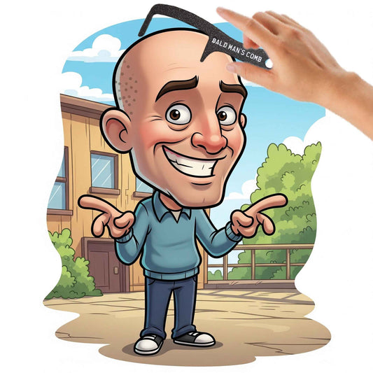 Bald Man Comb - Gag Gift - Joke - 3D-PRINTED
