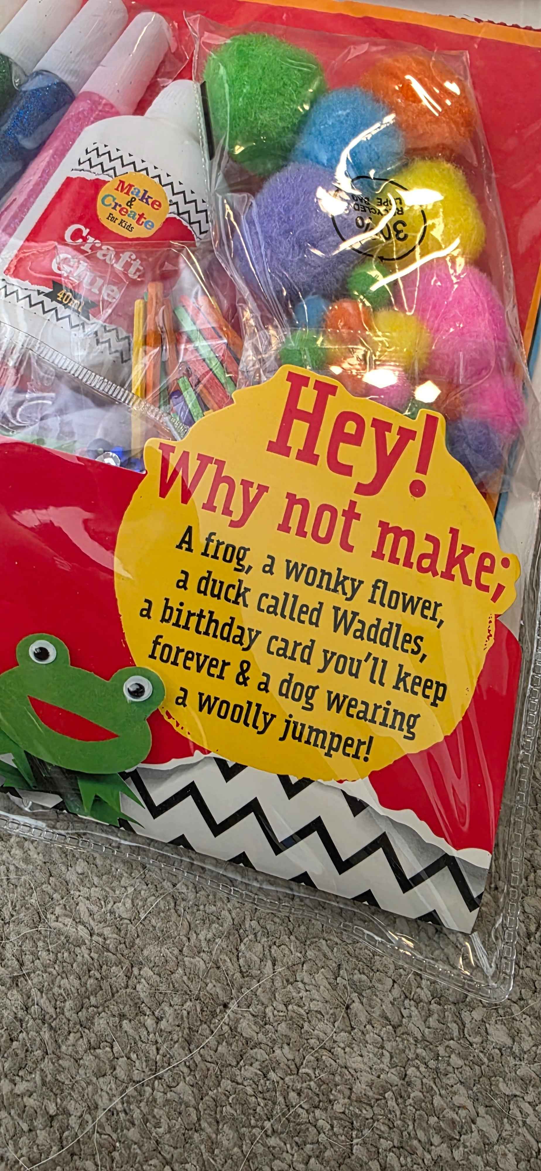 Giant Bag Craft Supply Bag with Over 1,000 Pieces for Creative Projects