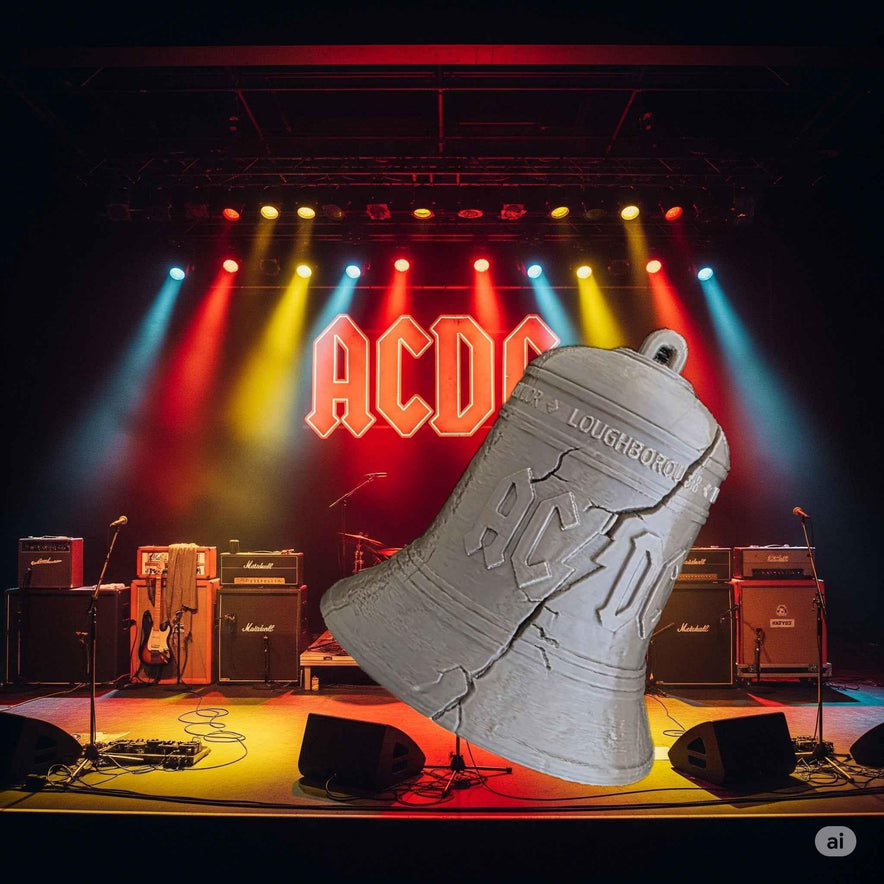 AC/DC Hell’s Bell 45周年グッズ 世界限定3000体 ACDC Hell's Bells 13cm - 3D-PRINTED - Gifts4YouAll