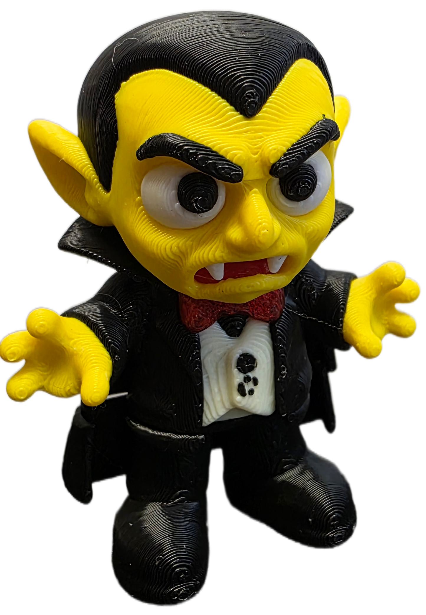Mini Dracula 3D-Printed Creature - 5cm Tall Miniature Figure