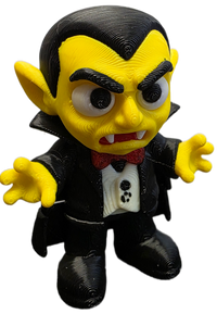 Mini Dracula 3D-Printed Creature - 5cm Tall Miniature Figure