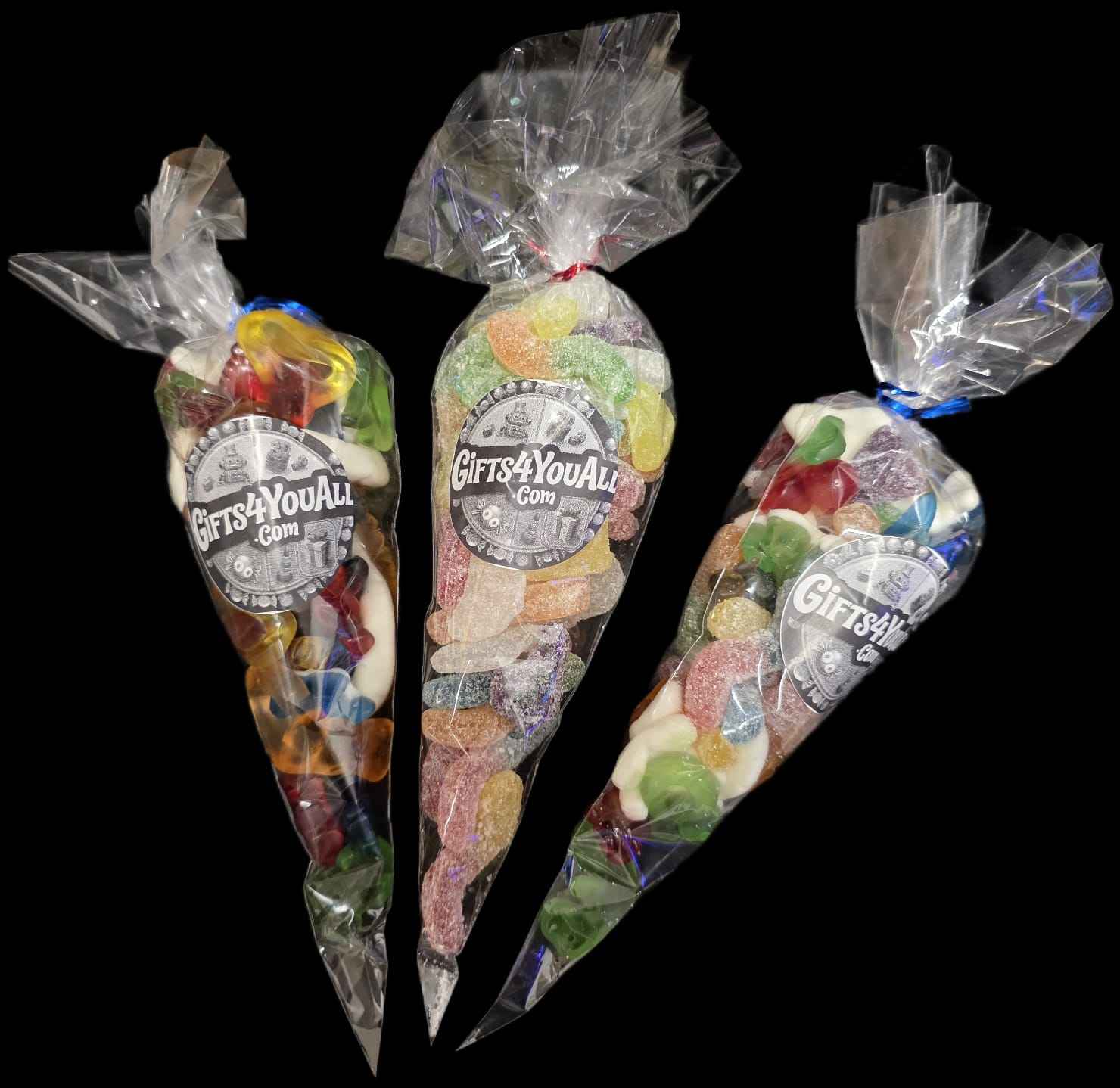 Gifts4YouAll Sweet Cones 200G - Sour, Fizzy, Jelly