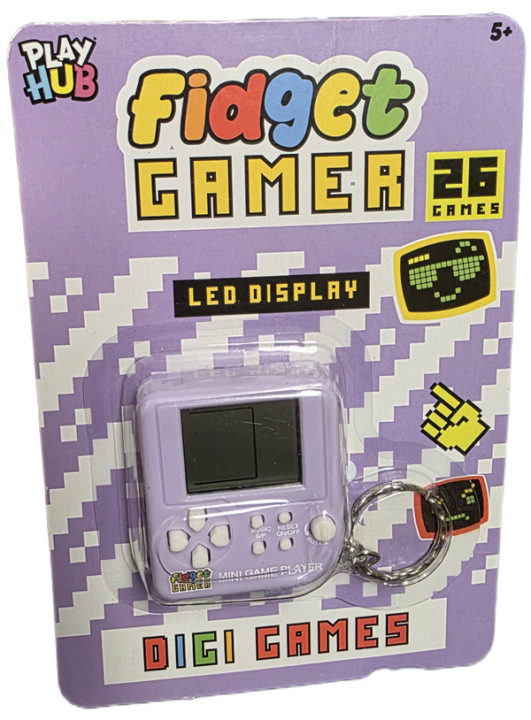 Digi Games Fidget Gaming Console - LED Display with 26 Engaging Games