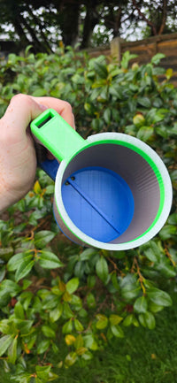 Ice Cream Cup Holder with Spoon Holder - 3D Printed Convenience