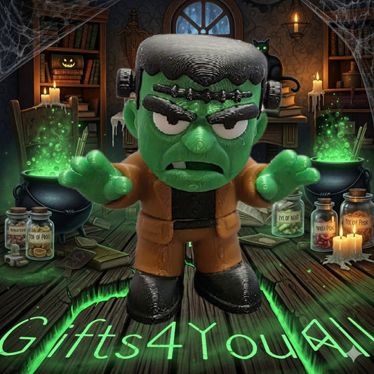 Mini Frankenstein 3D Figure - 5cm Tall 3D-Printed Mini Creature
