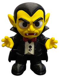 Mini Dracula 3D-Printed Creature - 5cm Tall Miniature Figure