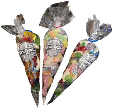 Gifts4YouAll Sweet Cones 200G - Sour, Fizzy, Jelly - Gifts4YouAll