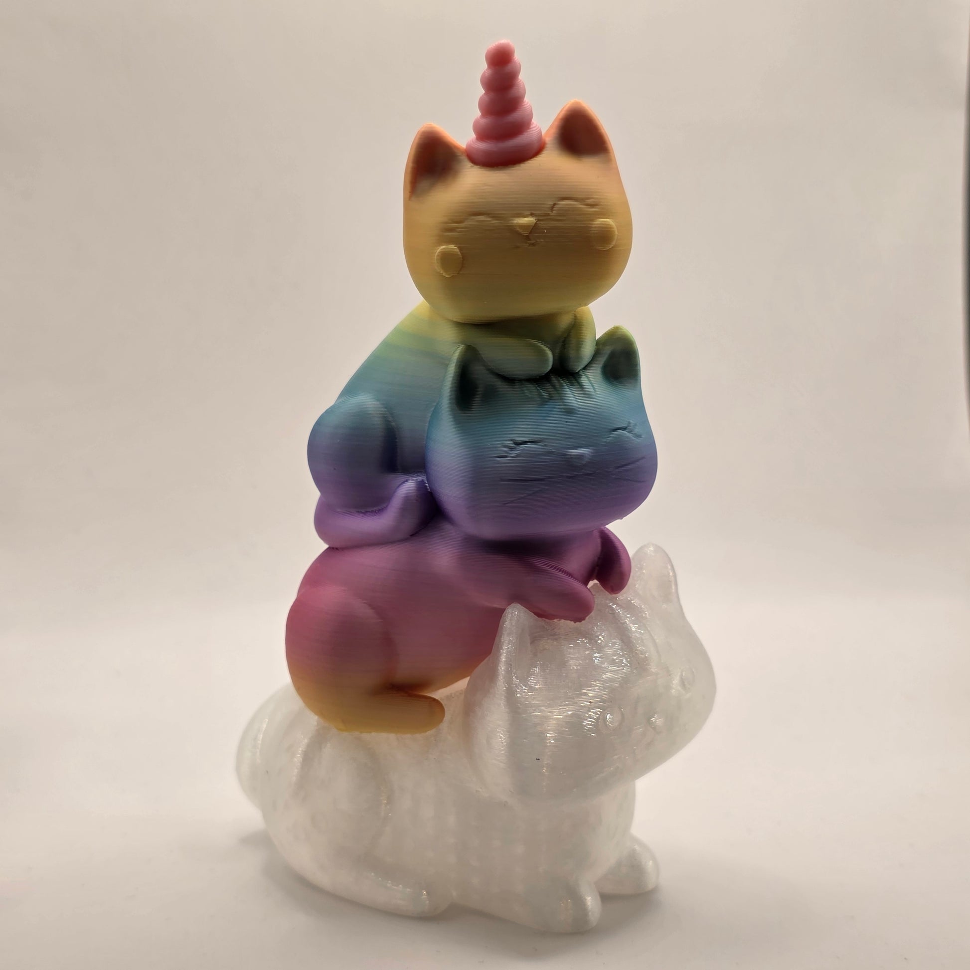 Cute Unicorn Kitten Stack - 15cm tall - Gifts4YouAll