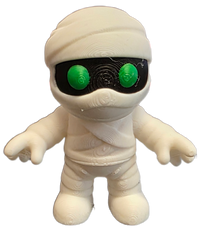 Mini Creatures Mummy 3D-Printed Mini Creature - 5cm Tall Unique Decoration