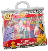 Giant Bag Craft Supply Bag with Over 1,000 Pieces for Creative Projects