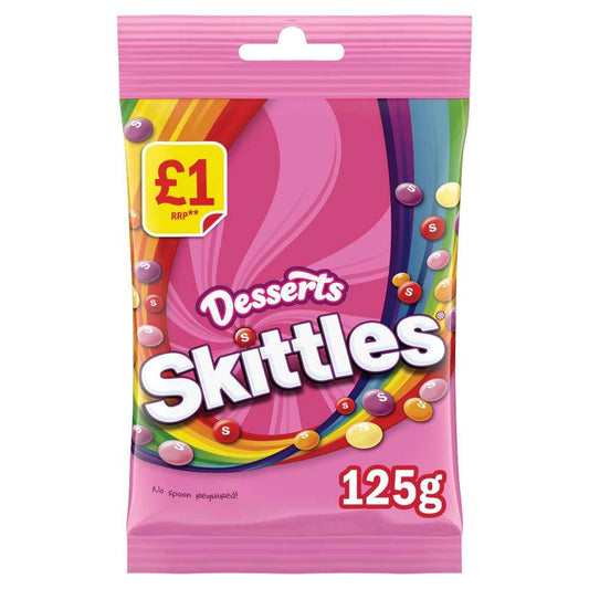 Skittles Dessert Flavoured Treat Bag 125g