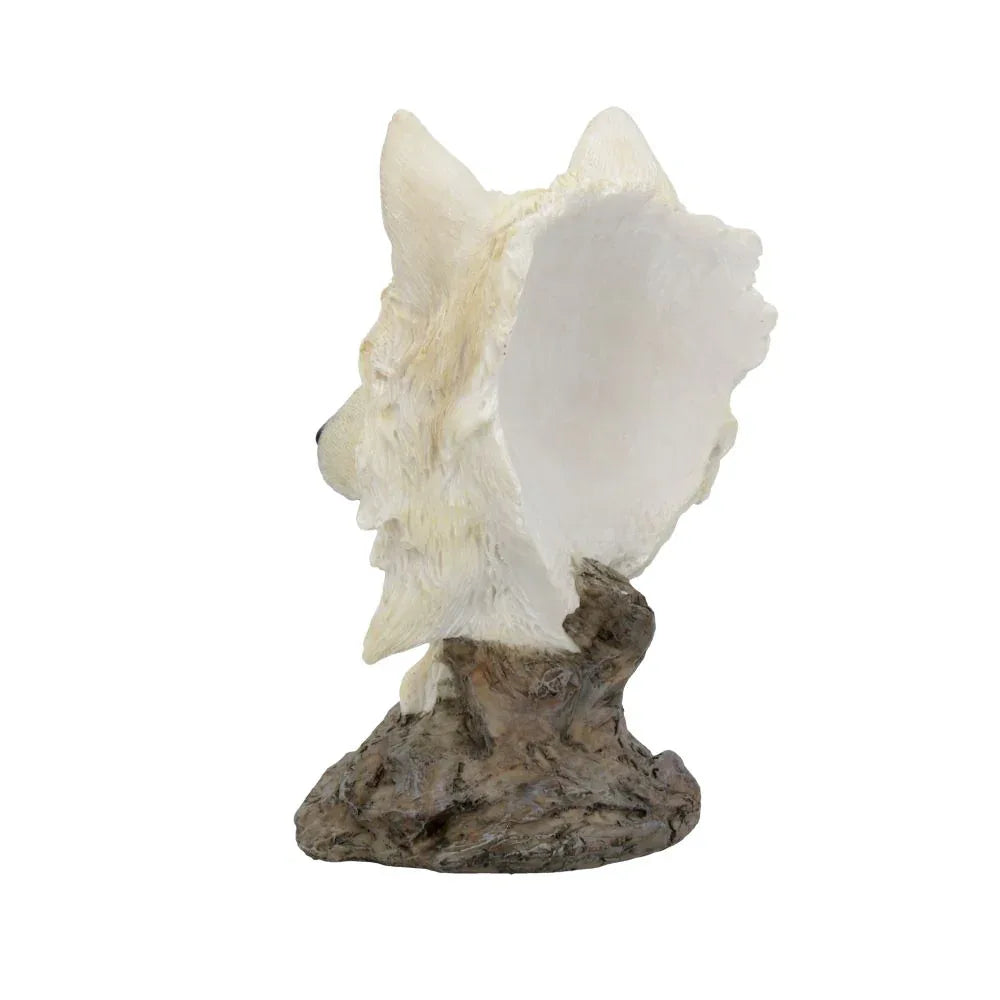 Snow Searcher Wild Wolf Bust | Gothic Fantasy Figurine by Nemesis Now - 16cm tall