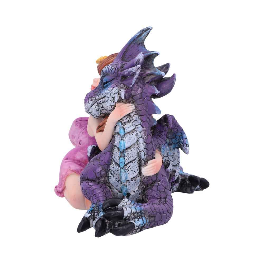 Companion Cuddle Fairy Figurine and Purple Dragon Hugging Figurine 15CM