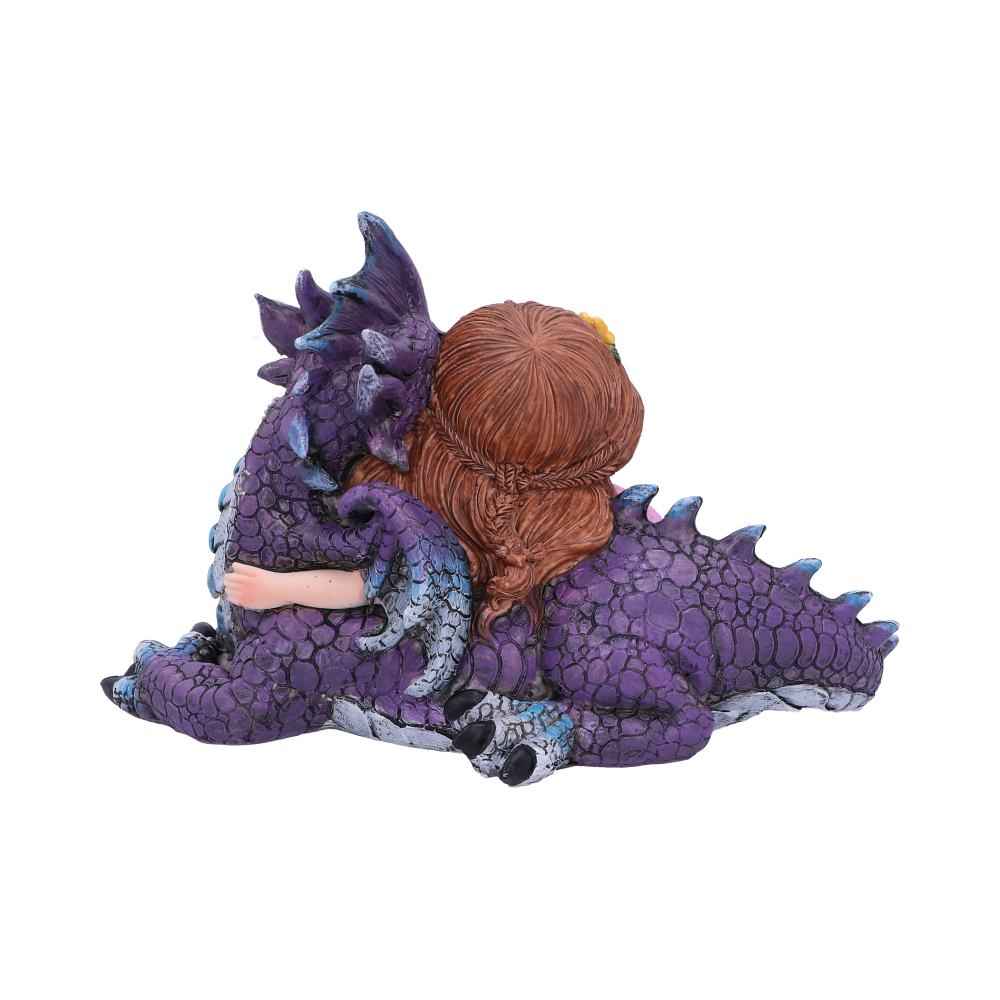 Companion Cuddle Fairy Figurine and Purple Dragon Hugging Figurine 15CM