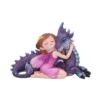 Companion Cuddle Fairy and Purple Dragon Hugging Figurine 15CM - Gifts4YouAll