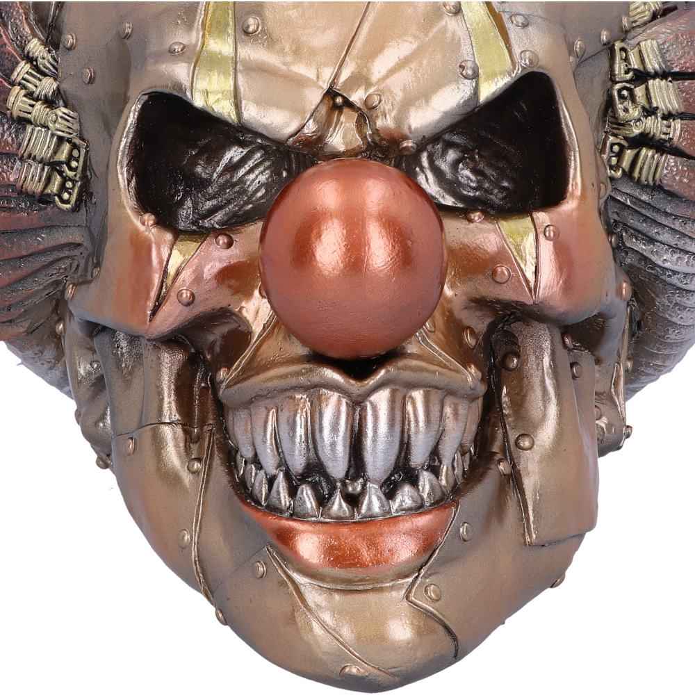 Mechanical Laughter Horror Steampunk Clown Skull Ornament 18CM