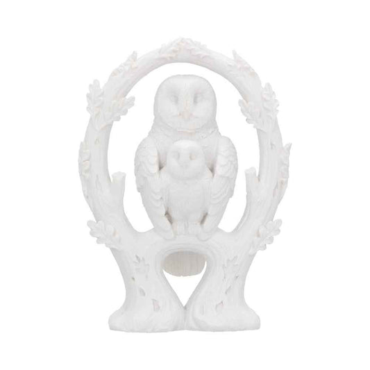 NEMESIS NOW - EMBRACE - WHITE OWL 10.9cm FIGURINE ORNAMENT