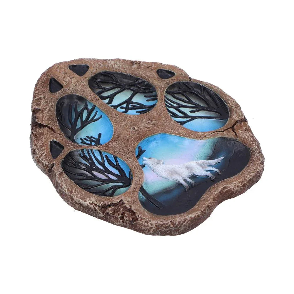 Tracks of the Wild Paw Print Incense Burner 15.5cm | Nemesis Now