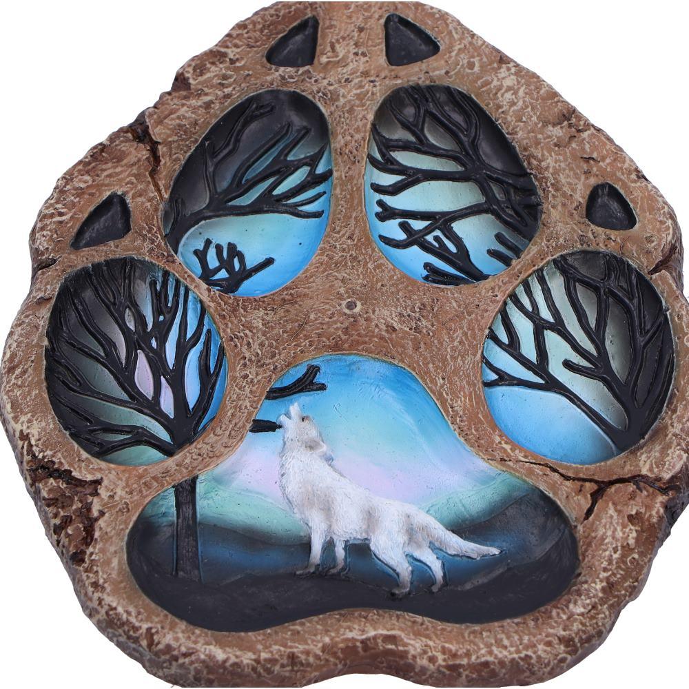 Tracks of the Wild Paw Print Incense Burner 15.5cm | Nemesis Now