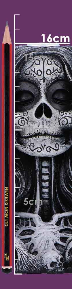 Calavera's Offering Gothic Day of the Dead Incense Burner for Serene Backflow Aromatherapy